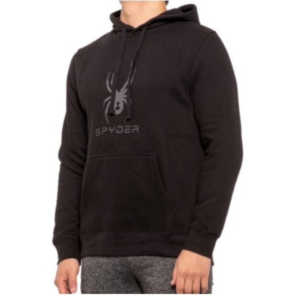 Spyder Spell Out Skiing Ski Hoodie Men Sweatshirt